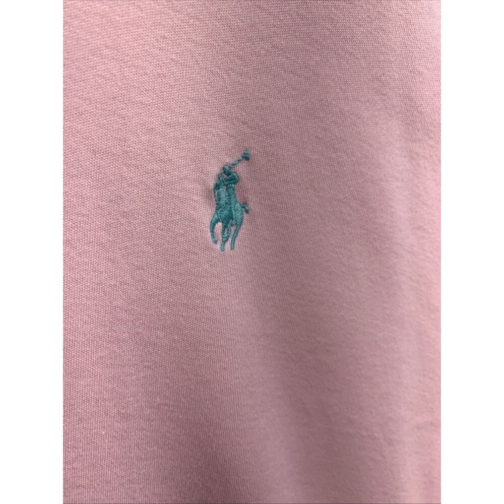 Vtg Polo Ralph Lauren Polo Shirt Mens Solid Pink Casual Size 4XB Big - Picture 2 of 13